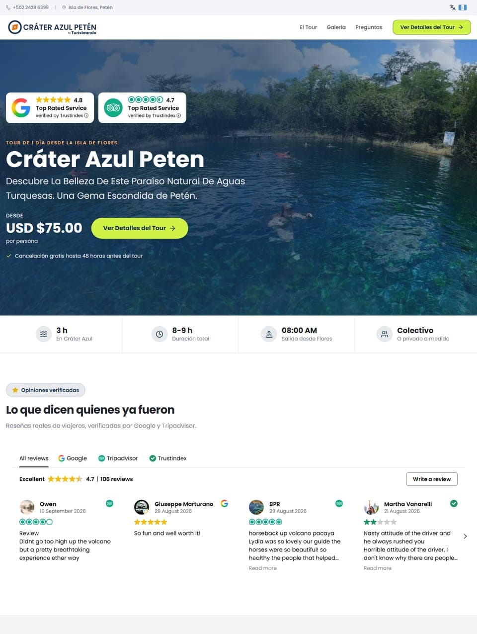 CraterAzulPeten.com
